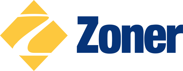 A ZONER a.s. vállalati weboldala