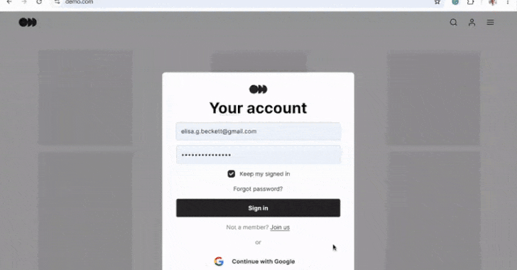 A Chrome automatikusan lecseréli a feltört jelszót