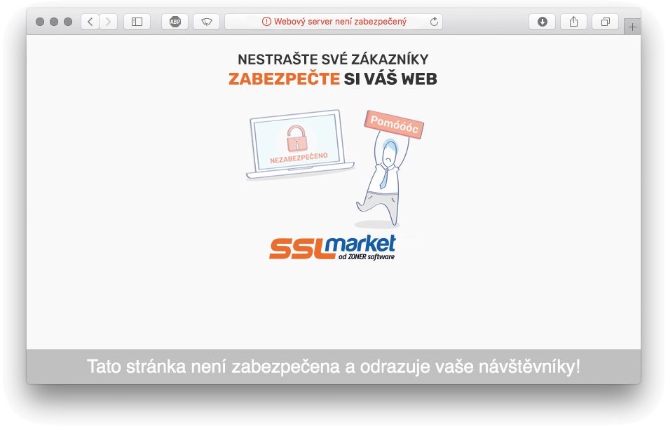 A HTTPS nélküli nem biztonságos web elriasztja a látogatókat