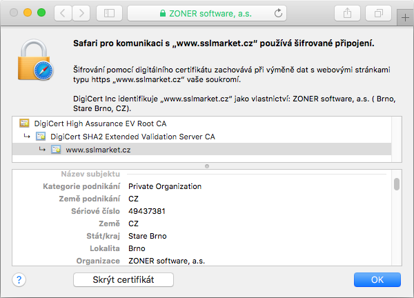 Secure Site Pro EV tanúsítvány megjelenítése a böngésző címsávában Secure Site Pro EV tanúsítvány megjelenítése a böngésző címsávában