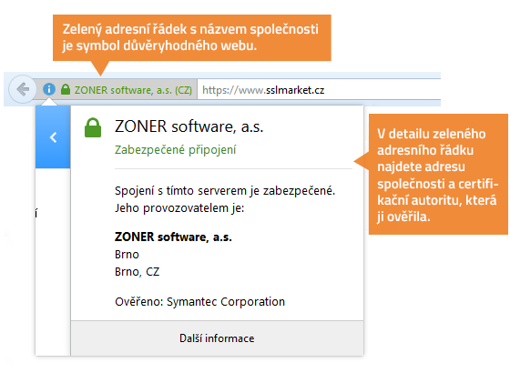EV tanúsítvány megjelenítése böngészőben EV tanúsítvány megjelenítése böngészőben